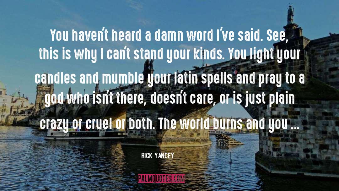 Atlanta Burns quotes by Rick Yancey