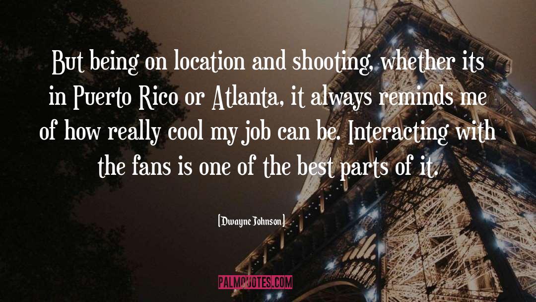 Atlanta quotes by Dwayne Johnson