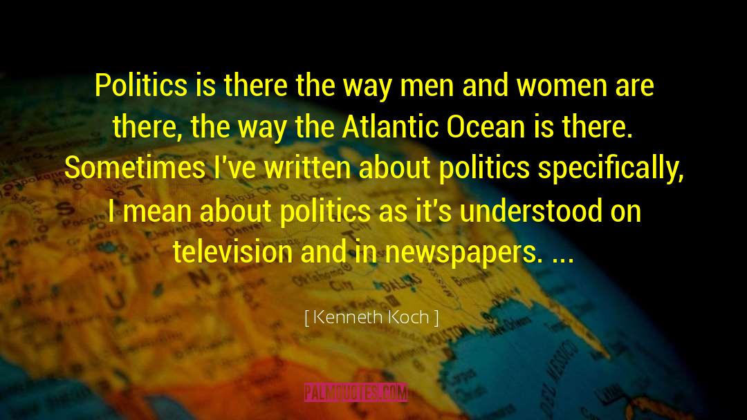 Atlantic Ocean quotes by Kenneth Koch