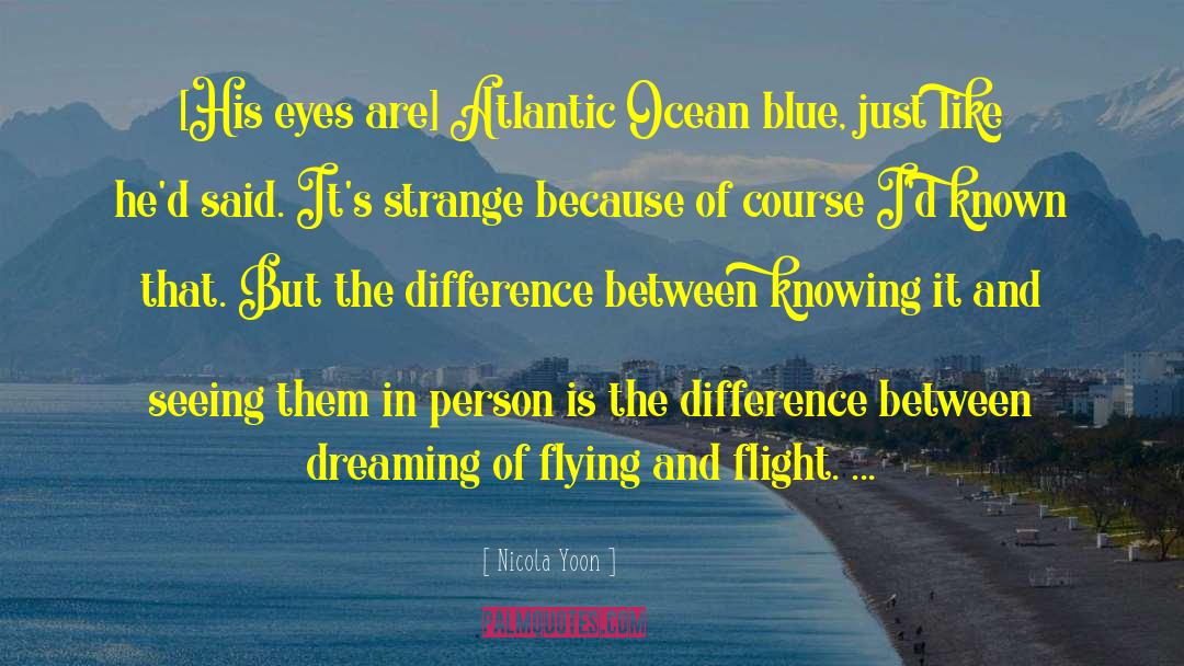 Atlantic Ocean quotes by Nicola Yoon