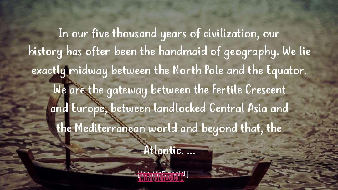 Atlantic quotes by Ian McDonald