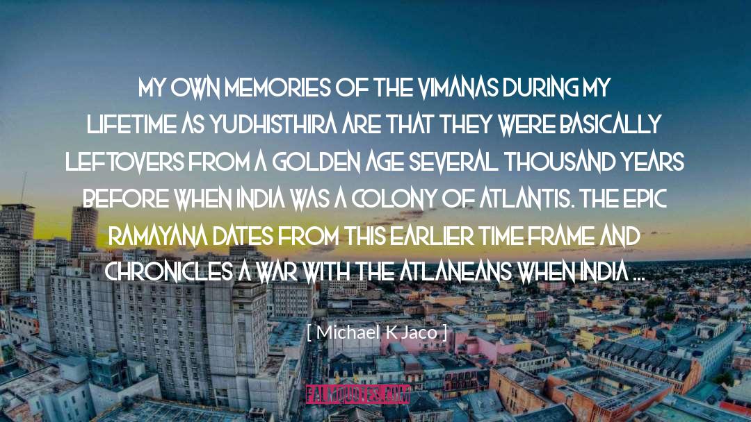 Atlantis quotes by Michael K Jaco
