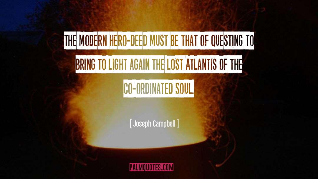 Atlantis quotes by Joseph Campbell