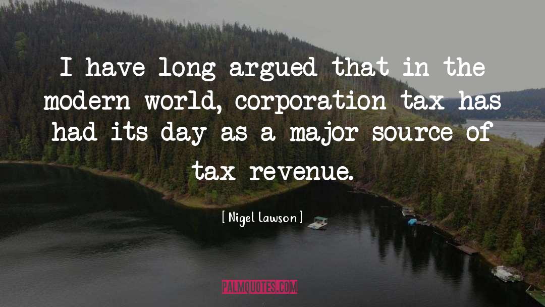 Atmak Corporation quotes by Nigel Lawson
