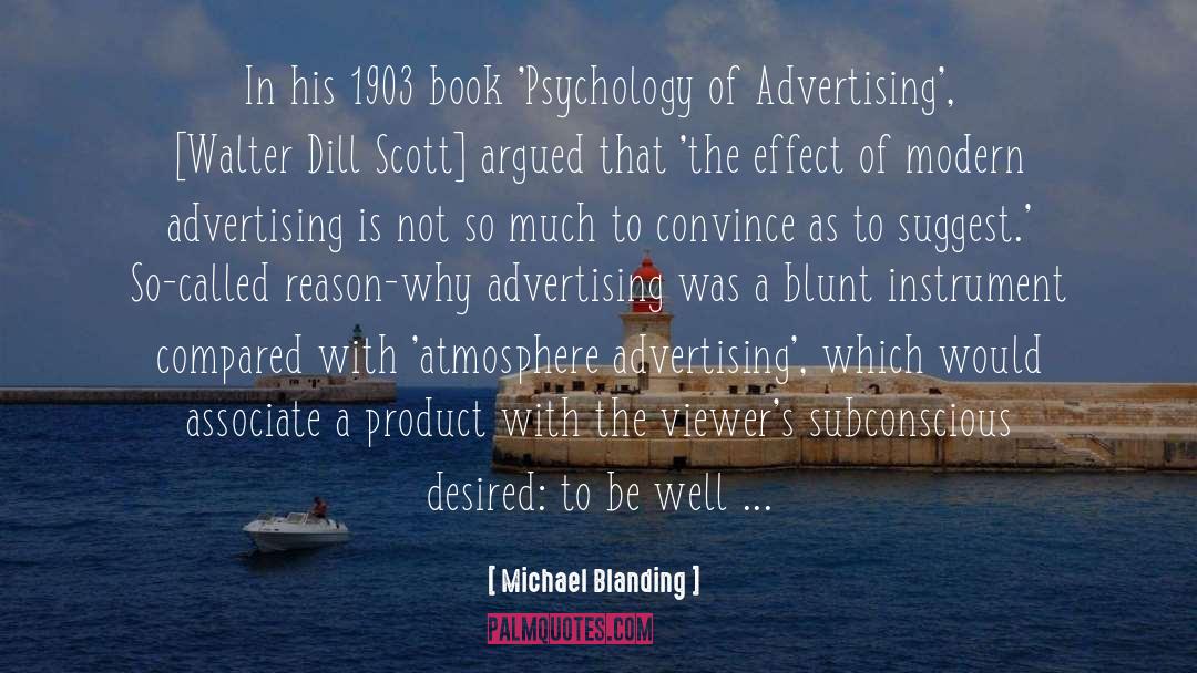 Atmosphere Advertising quotes by Michael Blanding