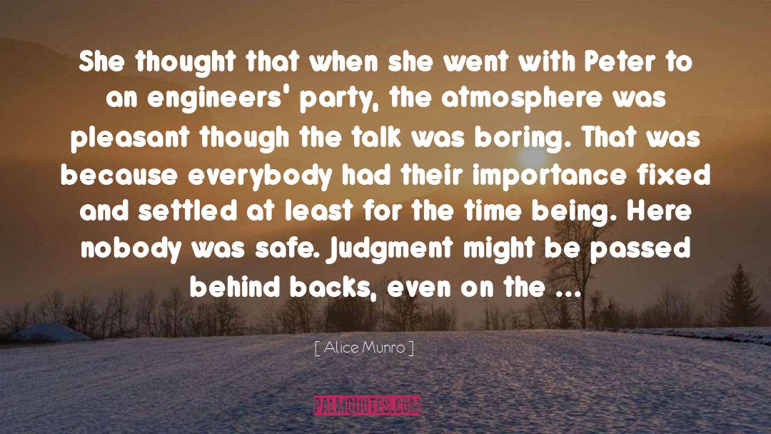 Atmosphere Advertising quotes by Alice Munro