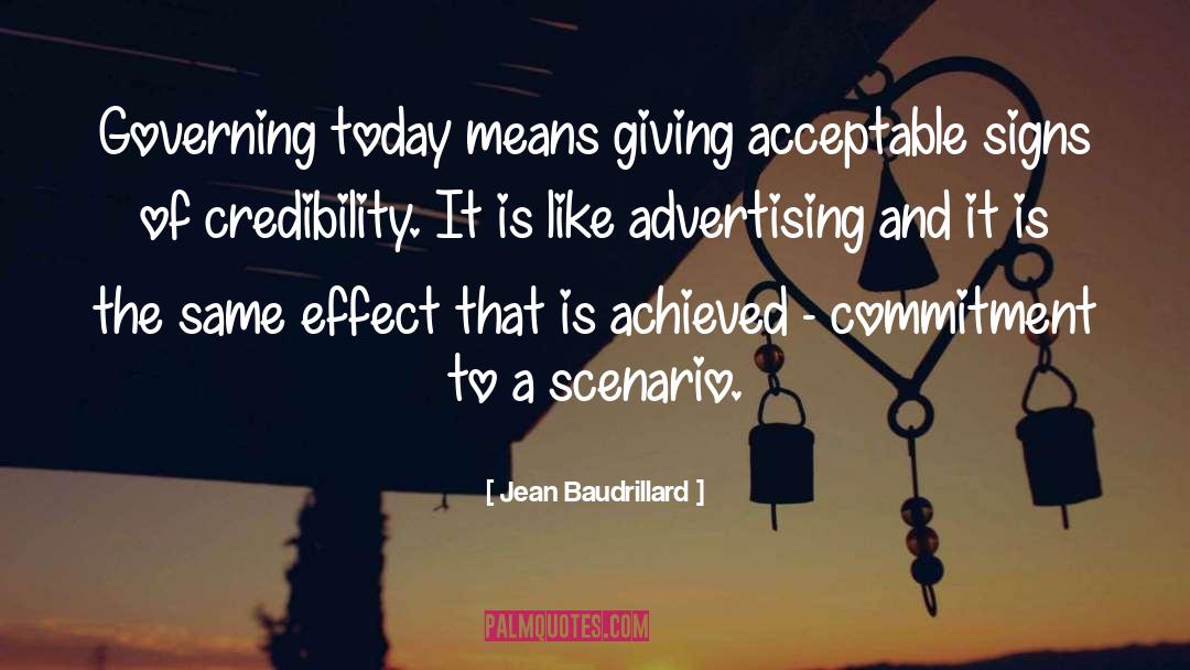 Atmosphere Advertising quotes by Jean Baudrillard