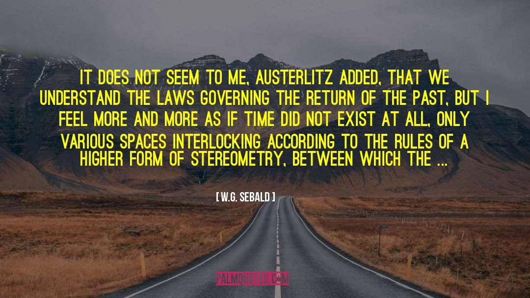 Atmospheric quotes by W.G. Sebald