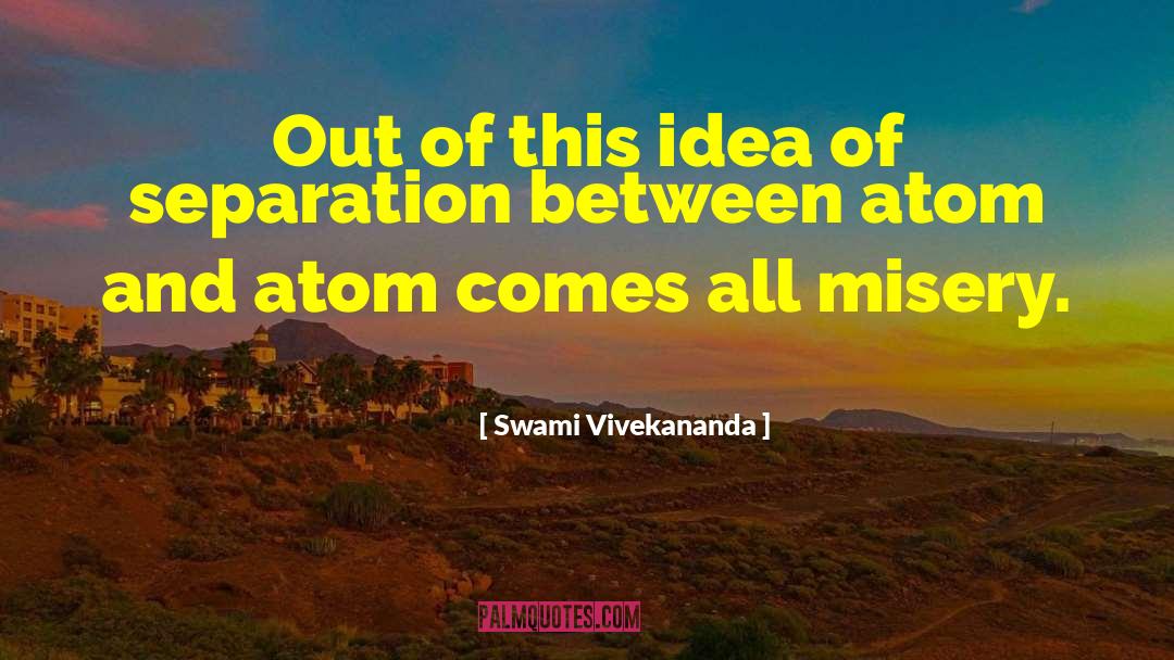 Atom quotes by Swami Vivekananda