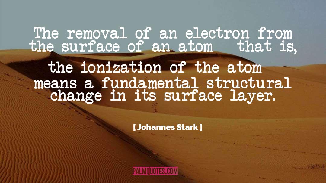 Atom quotes by Johannes Stark