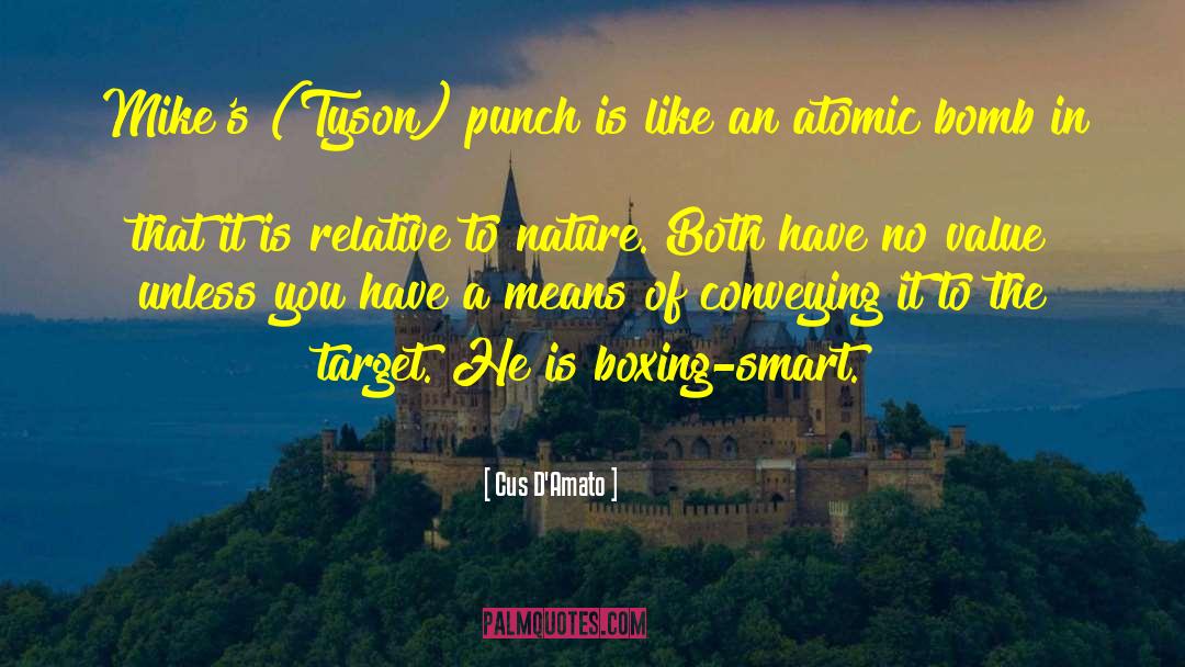 Atomic Bomb quotes by Cus D'Amato