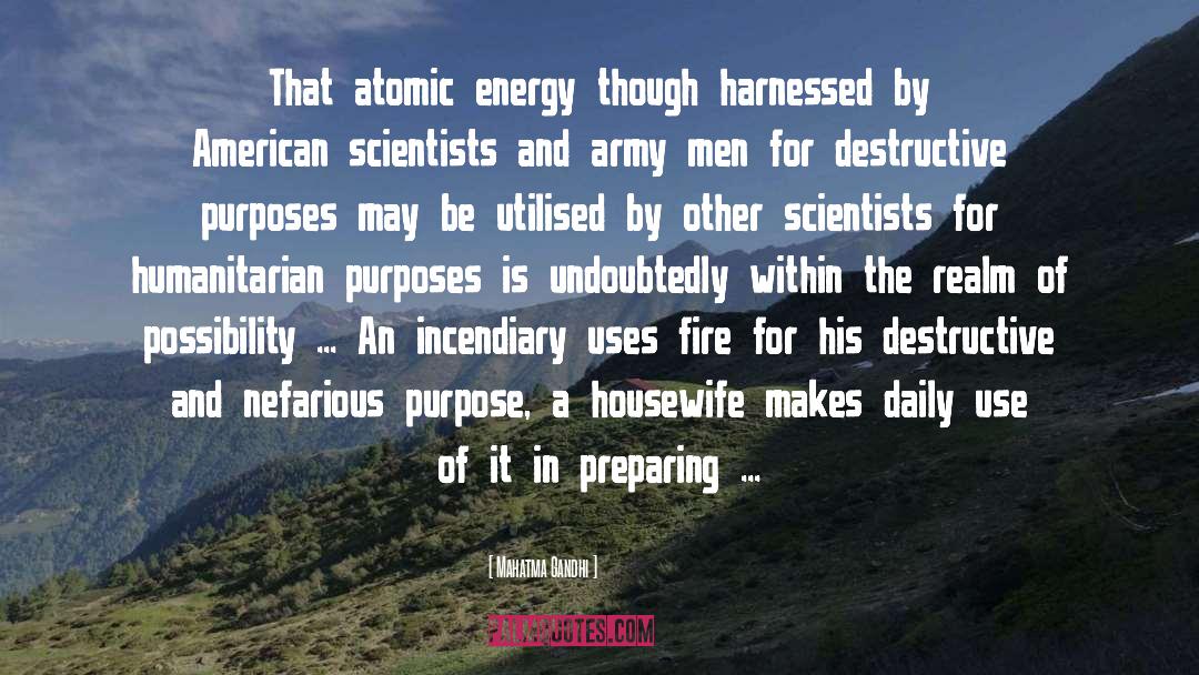 Atomic Energy quotes by Mahatma Gandhi