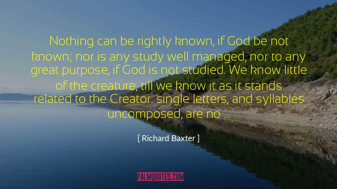 Atomic Physics quotes by Richard Baxter