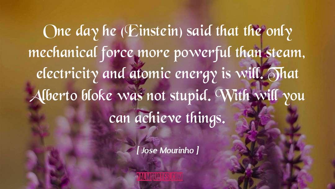 Atomic quotes by Jose Mourinho