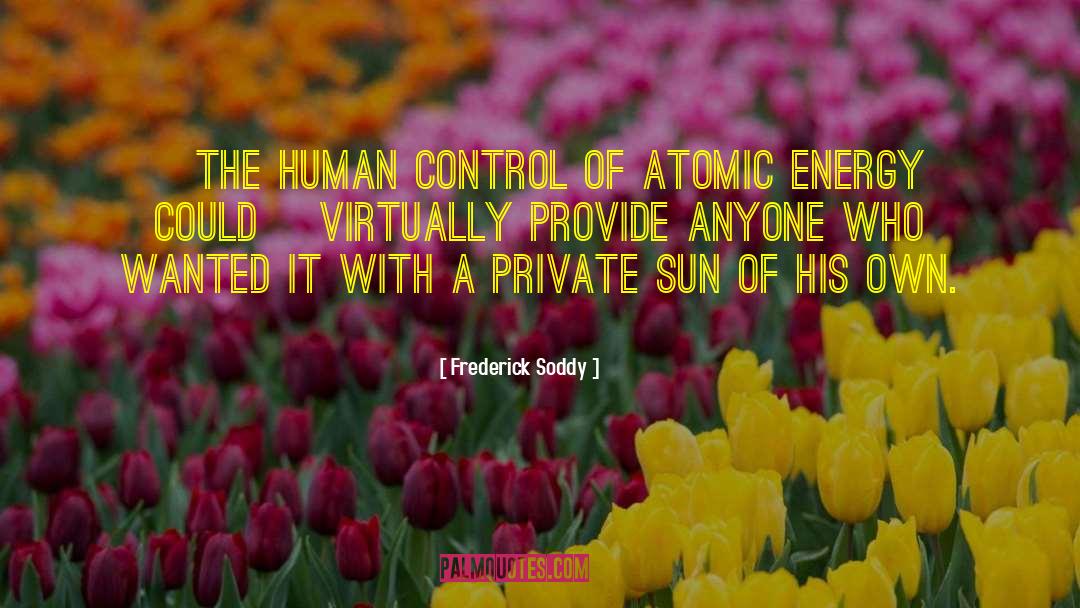 Atomic quotes by Frederick Soddy