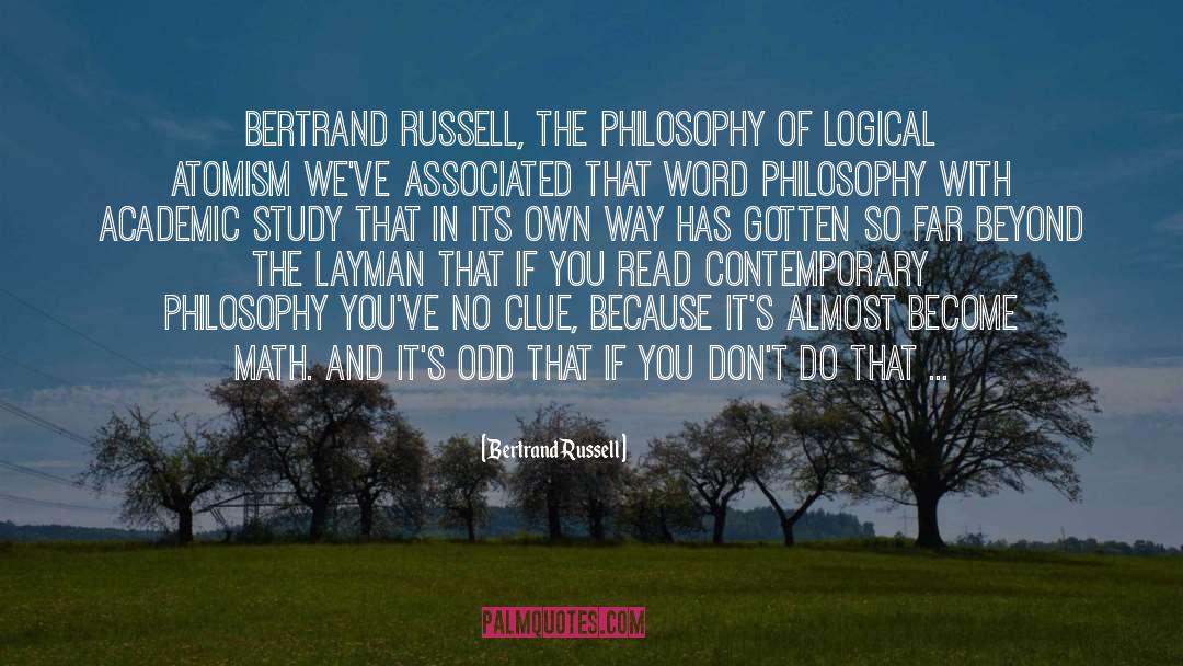 Atomism quotes by Bertrand Russell