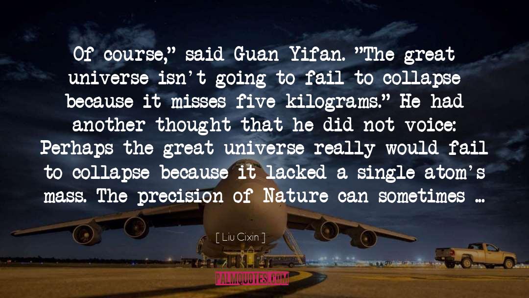 Atoms quotes by Liu Cixin