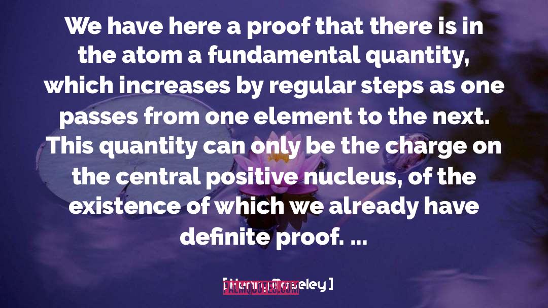 Atoms quotes by Henry Moseley