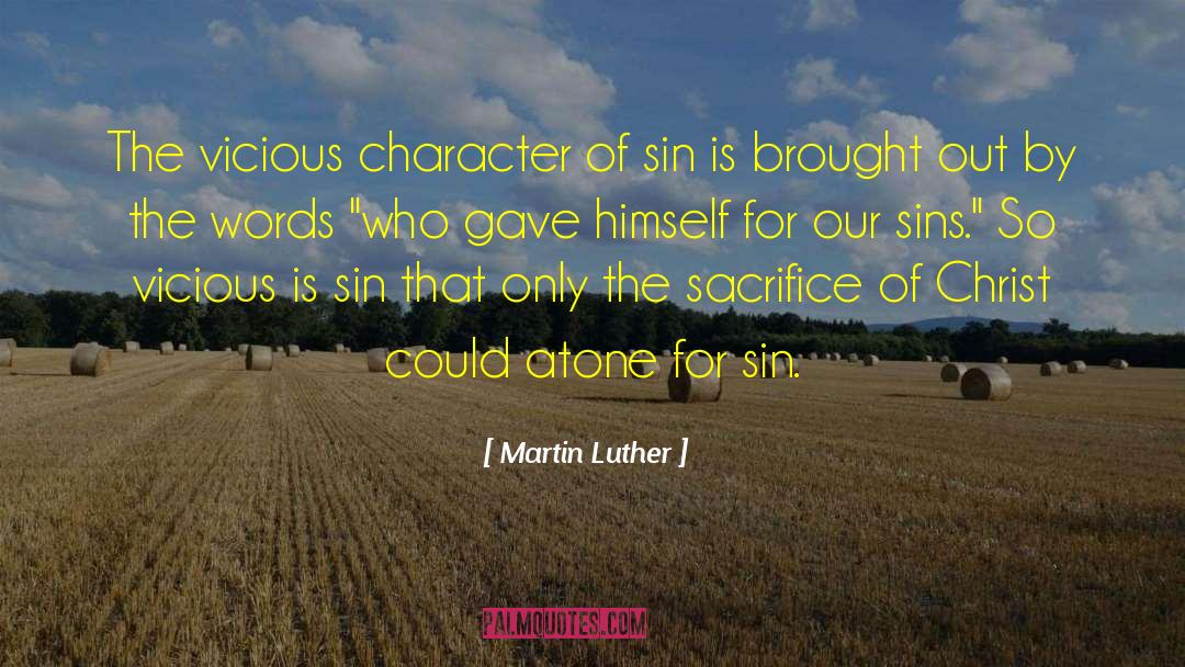 Atone quotes by Martin Luther