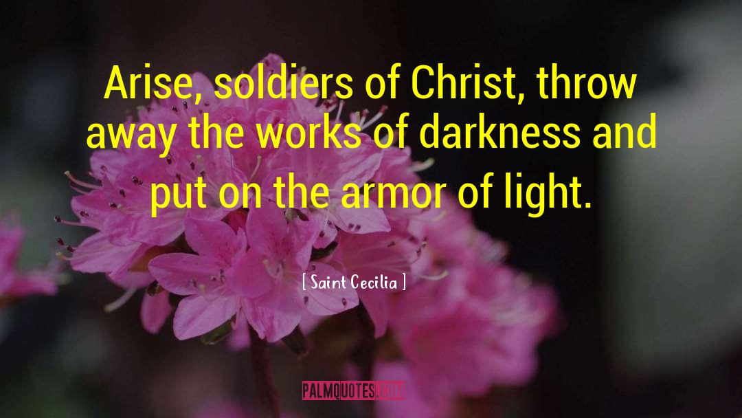 Atonement Of Christ quotes by Saint Cecilia