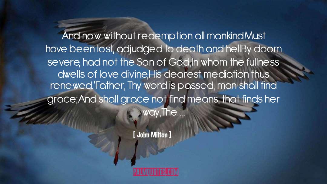Atonement quotes by John Milton