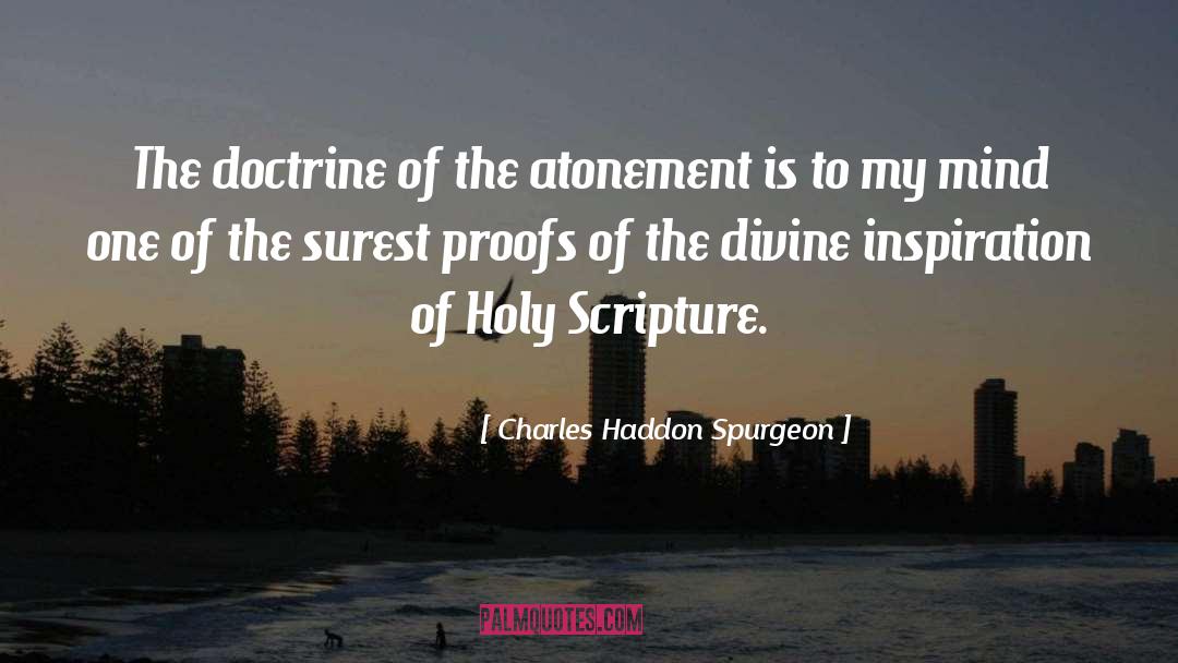 Atonement quotes by Charles Haddon Spurgeon