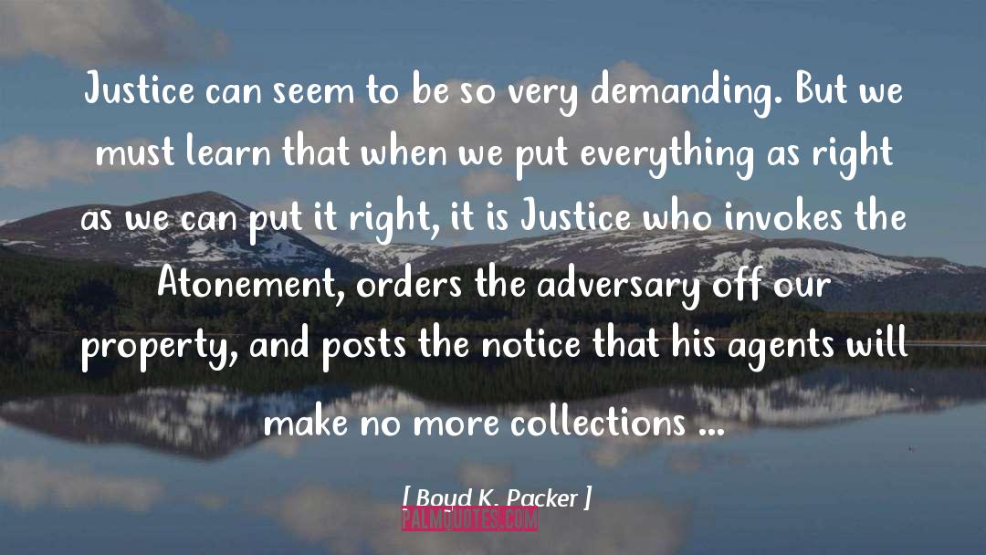 Atonement quotes by Boyd K. Packer