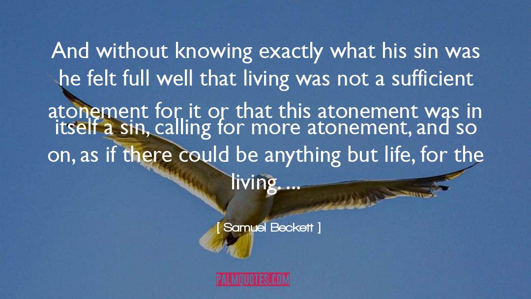 Atonement quotes by Samuel Beckett