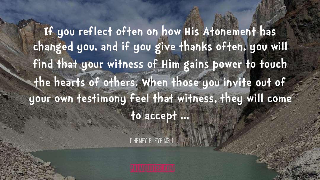 Atonement quotes by Henry B. Eyring