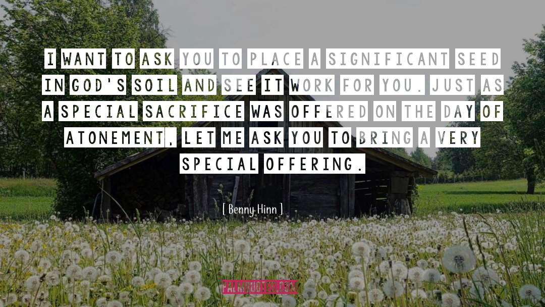 Atonement quotes by Benny Hinn