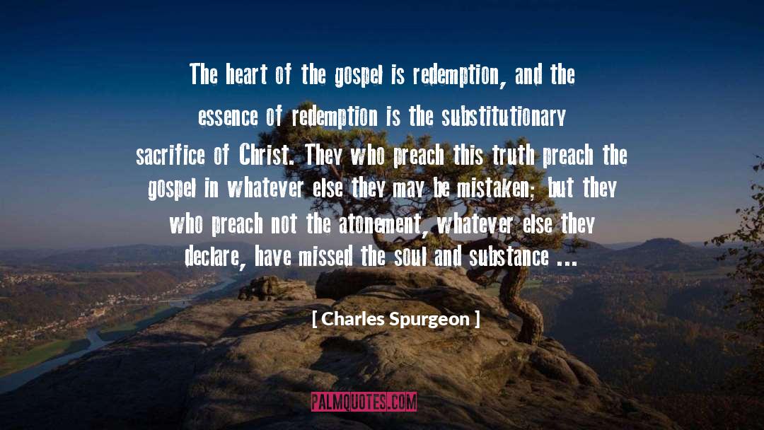 Atonement quotes by Charles Spurgeon