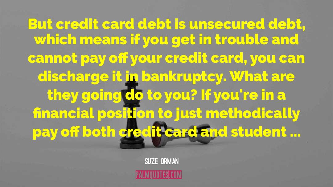 Att Citi Universal Card quotes by Suze Orman