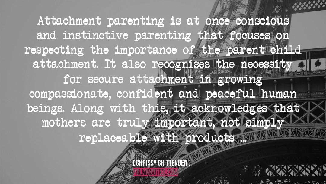 Attachment Parenting quotes by Chrissy Chittenden