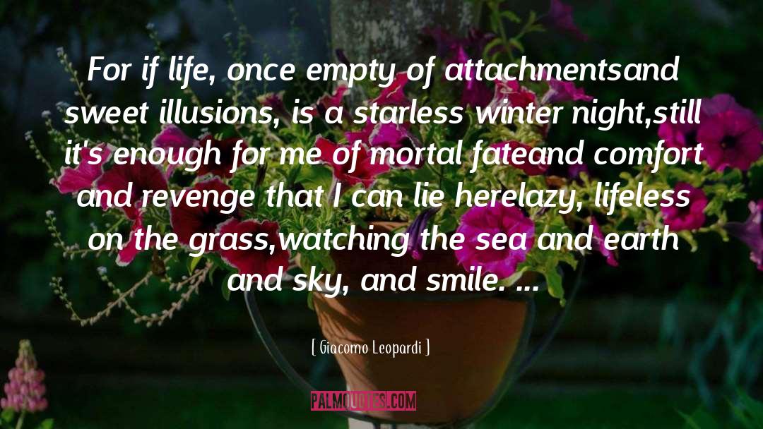 Attachments quotes by Giacomo Leopardi