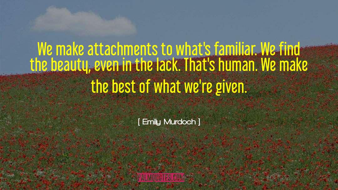 Attachments quotes by Emily Murdoch