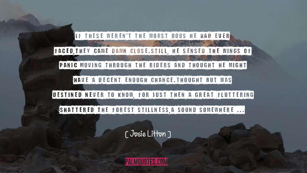 Attacking quotes by Josie Litton