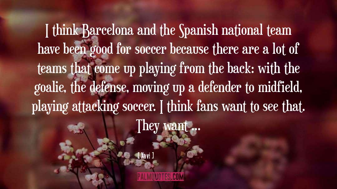 Attacking quotes by Xavi
