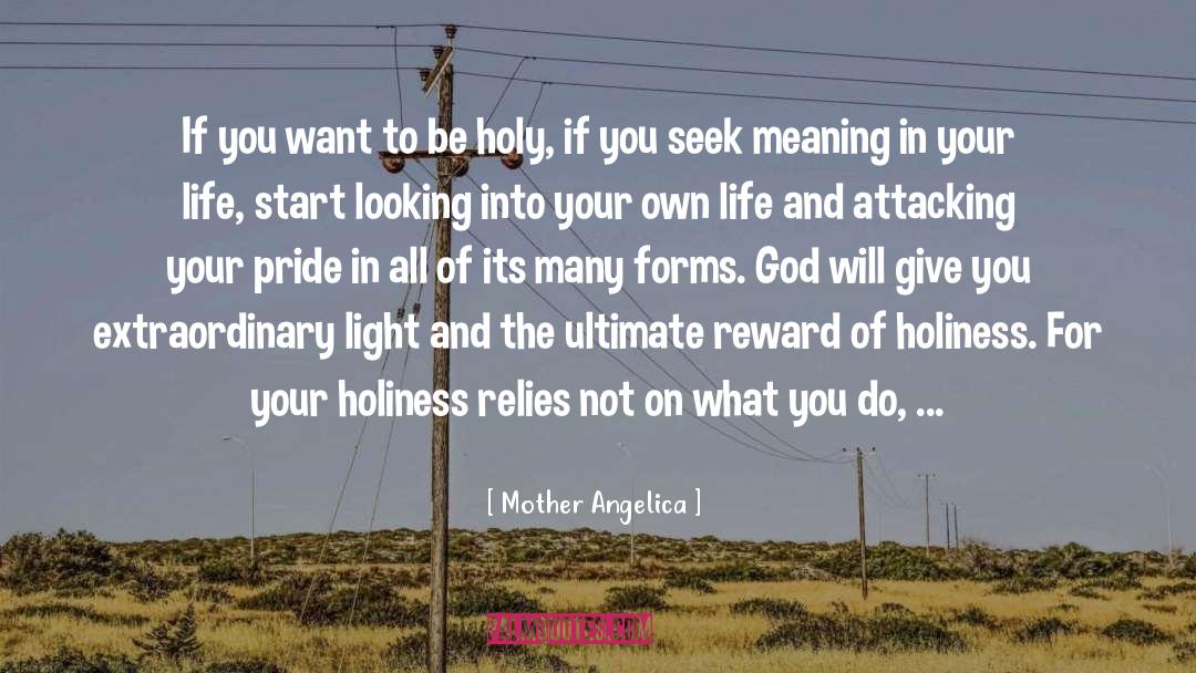 Attacking quotes by Mother Angelica