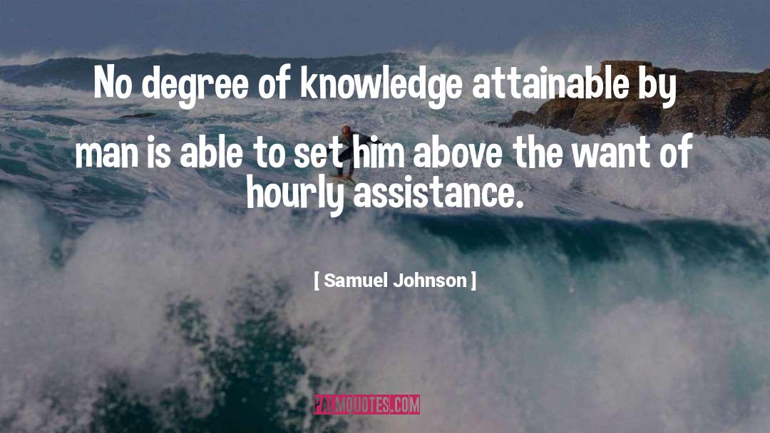 Attainable quotes by Samuel Johnson