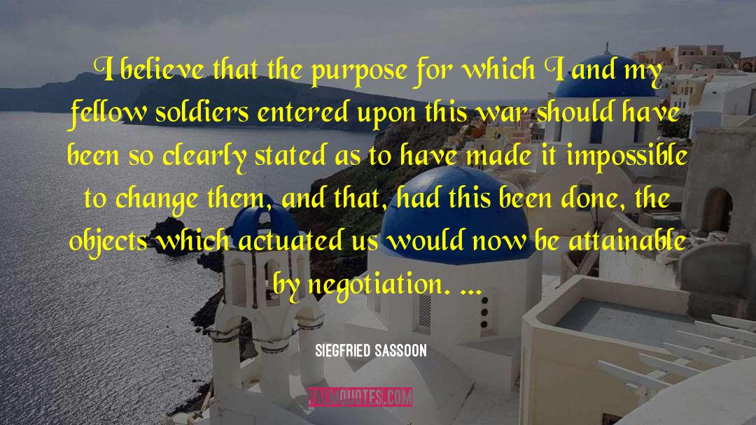 Attainable quotes by Siegfried Sassoon