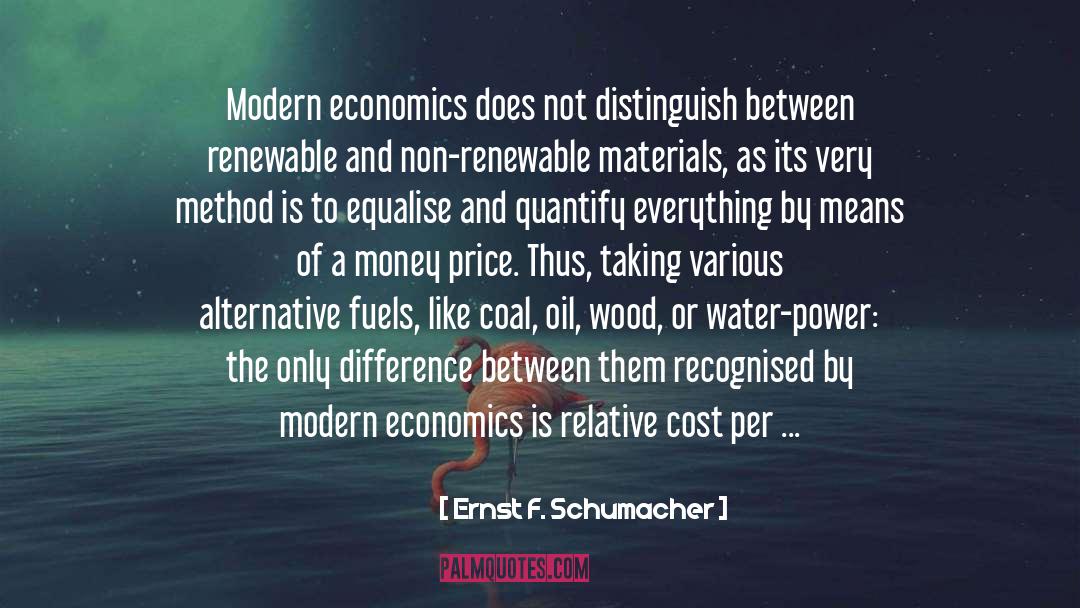 Attainable quotes by Ernst F. Schumacher