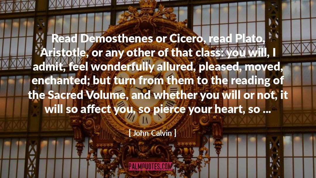 Attainable quotes by John Calvin