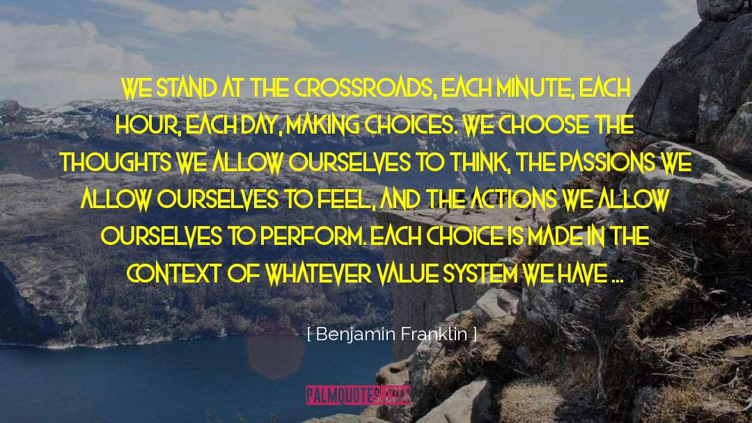 Attaining Happiness quotes by Benjamin Franklin