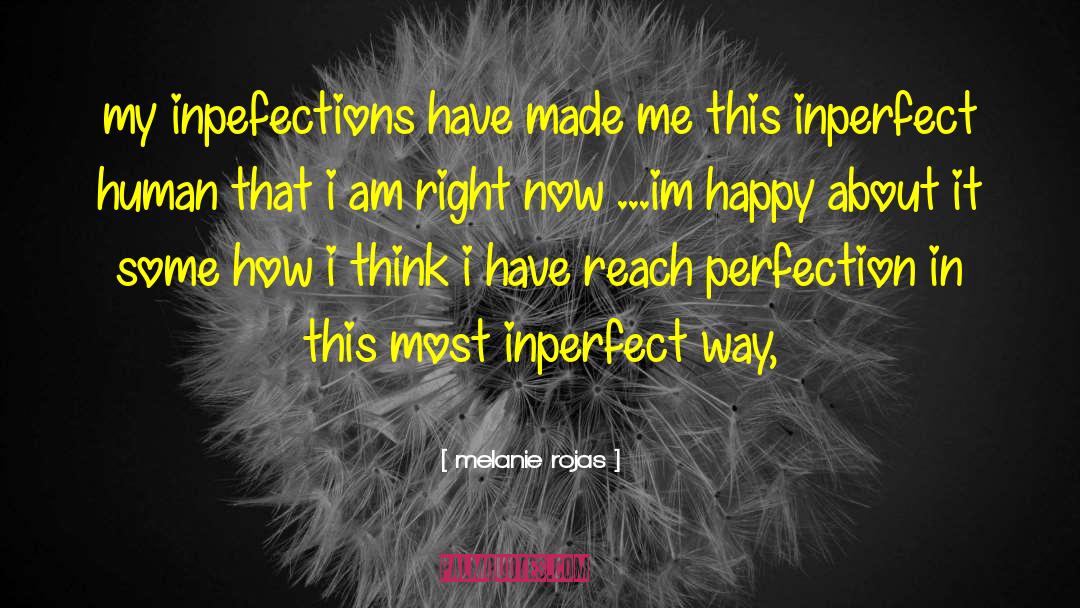 Attaining Perfection quotes by Melanie Rojas