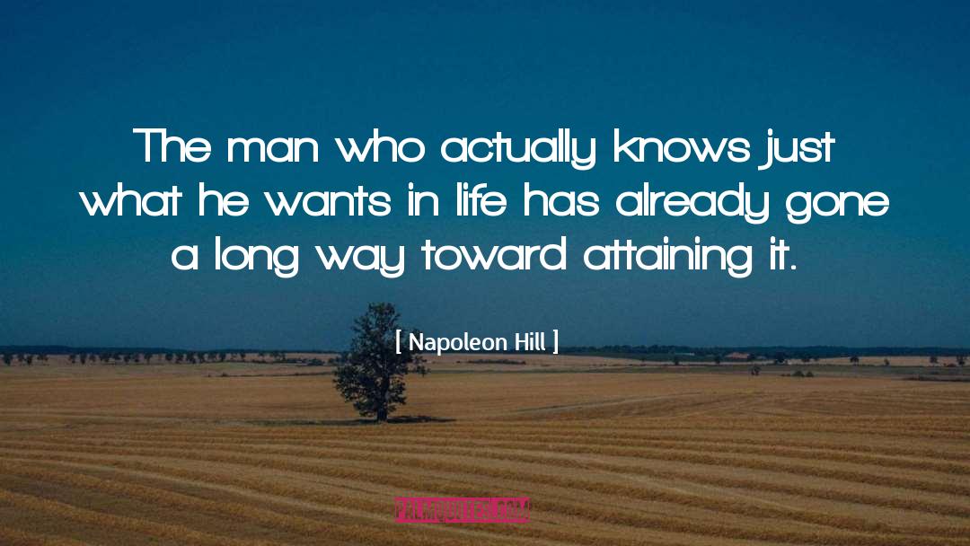 Attaining quotes by Napoleon Hill