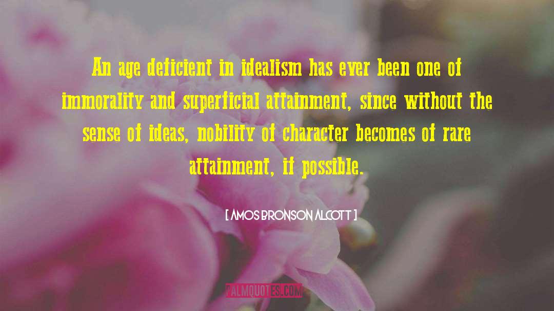 Attainment quotes by Amos Bronson Alcott