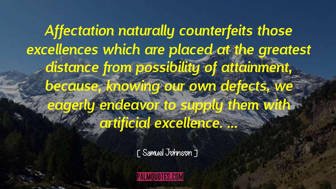 Attainment quotes by Samuel Johnson