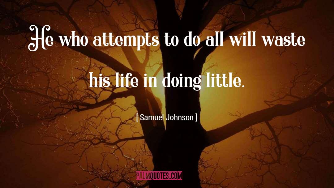 Attempts quotes by Samuel Johnson
