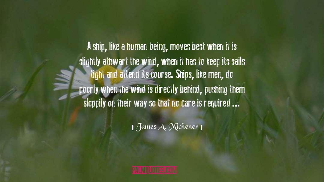 Attend quotes by James A. Michener