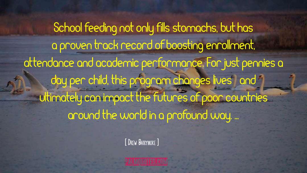 Attendance quotes by Drew Barrymore